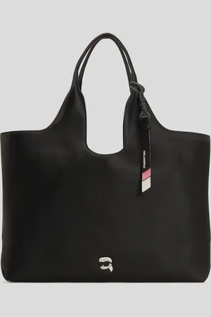 Karl Lagerfeld Ikon Large Grainy Tote Bag, Woman, , Size: One size