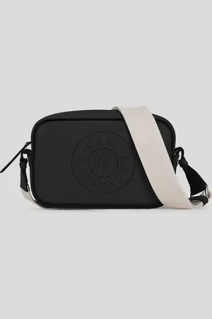 Karl Lagerfeld K/circle Perforated Crossbody Bag, Woman, , Size: One size