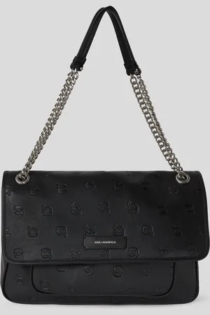 Karl Lagerfeld Ikon Monogram Large Shoulder Bag, Woman, , Size: One size