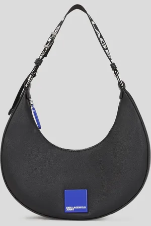 Karl Lagerfeld Klj Box Logo Half-moon Shoulder Bag, Woman, , Size: One size