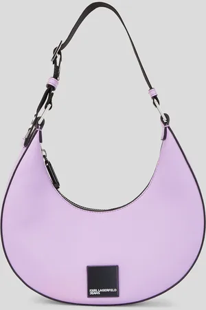 Karl Lagerfeld Klj Box Logo Half-moon Shoulder Bag, Woman, , Size: One size