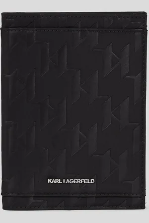 Karl Lagerfeld K/monogram Passport Holder, Man, , Size: One size