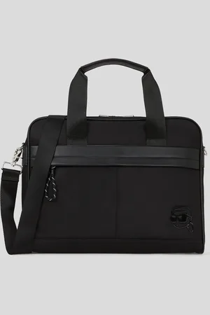 Karl Lagerfeld Ikon Nylon Briefcase, Man, , Size: One size