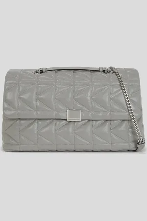 Karl Lagerfeld K/kuilt Shiny Large Shoulder Bag, Woman, , Size: One size