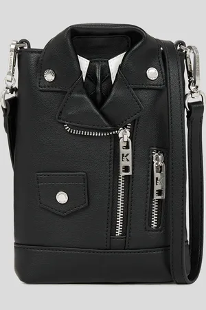 Karl Lagerfeld Ikon Biker Jacket Crossbody Bag, Woman, , Size: One size