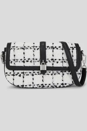 Karl Lagerfeld K/autograph Padlock Bouclé Shoulder Bag, Woman, , Size: One size