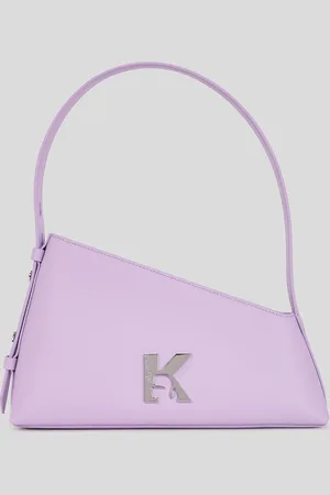 Karl Lagerfeld Geo Leather Shoulder Bag, Woman, , Size: One size