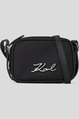 Karl Lagerfeld K/signature Nylon Crossbody Pouch, Woman, , Size: One size