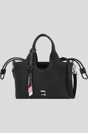 Karl Lagerfeld Ikon Small Grainy Tote Bag, Woman, , Size: One size