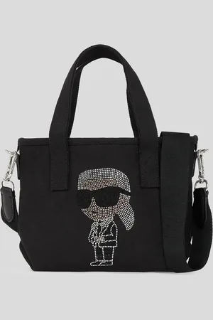 Karl Lagerfeld Ikon Small Rhinestone Shopper, Woman, , Size: One size