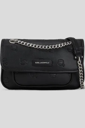 Karl Lagerfeld Ikon Monogram Small Shoulder Bag, Woman, , Size: One size