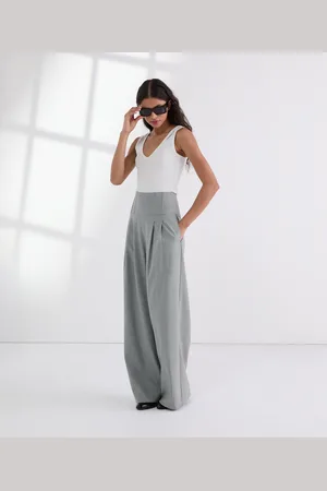 Karl Lagerfeld Tailored Wide-leg Pants, Woman, , Size: 38