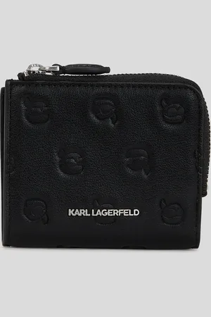 Karl Lagerfeld Ikon Monogram Small Wallet, Woman, , Size: One size