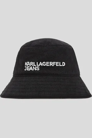 Karl Lagerfeld Denim Bucket Hat, Man, , Size: One size