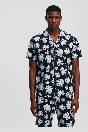 Karl Lagerfeld All-over Flower Print Shirt, Man, , Size: L