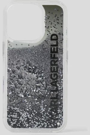 Karl Lagerfeld Karl Logo Glitter Iphone 16 Pro Case, Woman, , Size: One size