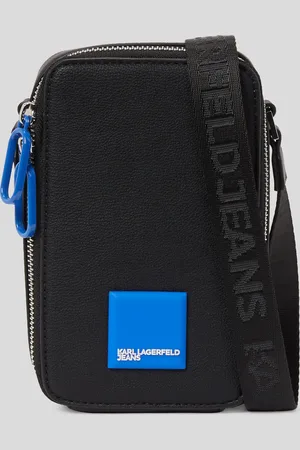 Karl Lagerfeld Box Logo Reporter Bag, Man, , Size: One size
