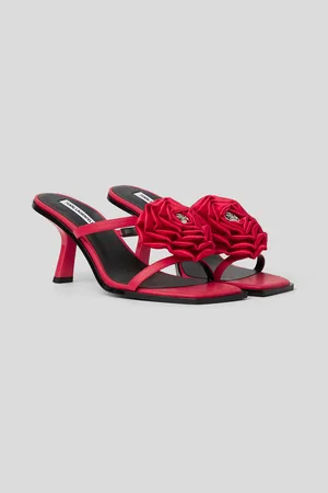 Karl Lagerfeld Karmel Floral Heeled Sandals, Woman, , Size: 35