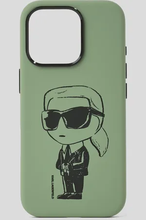 Karl Lagerfeld Ikon Graffiti Iphone 16 Pro Case, Man, , Size: One size