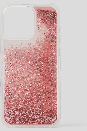 Karl Lagerfeld Karl Logo Glitter Iphone 16 Pro Max Case, Woman, , Size: One size