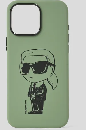 Karl Lagerfeld Ikon Graffiti Iphone 16 Pro Max Case, Man, , Size: One size