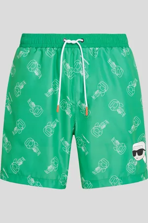 Karl Lagerfeld Ikon All-over-print Board Shorts, Man, , Size: XS