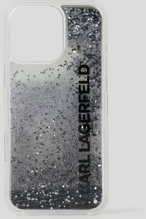 Karl Lagerfeld Karl Logo Glitter Iphone 16 Pro Max Case, Woman, , Size: One size