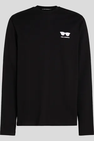 Karl Lagerfeld Sunglasses Long-sleeved T-shirt, Man, , Size: XS