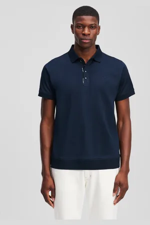 Karl Lagerfeld Press Button Polo Shirt, Man, , Size: S