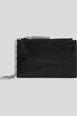Karl Lagerfeld Faux-leather Cardholder, Woman, , Size: One size