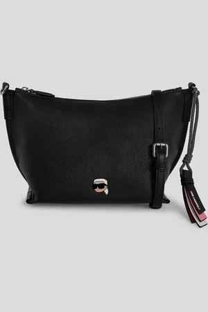 Karl Lagerfeld Ikon Grainy Shoulder Bag, Woman, , Size: One size
