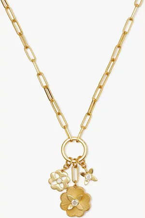 Kate Spade Heritage Bloom Charm Necklace
