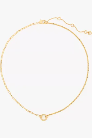 Kate Spade One In A Million Mixed Chain Necklace