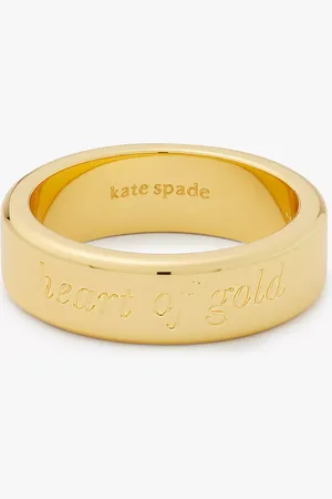 Kate Spade Heart Of Gold Idiom Ring