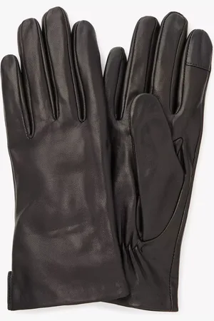 Kate Spade Spade Logo Leather Gloves