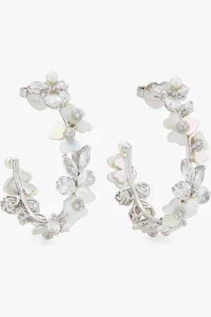 Kate Spade Precious Pansy Hoops