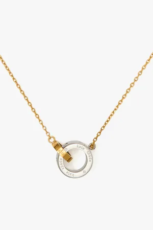 Kate Spade Set In Stone Interlink Pendant