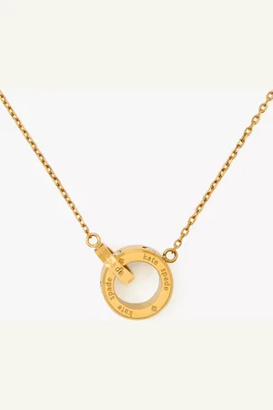Kate Spade Set In Stone Interlink Pendant