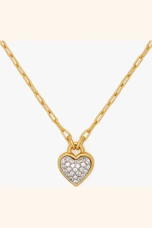 Kate Spade With All My Heart Pavé Pendant