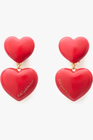 Kate Spade Heart You Double Drop Earrings