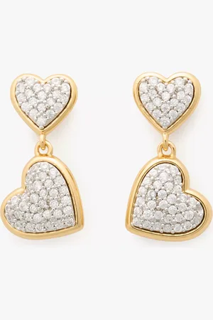Kate Spade With All My Heart Pavé Drop Earrings