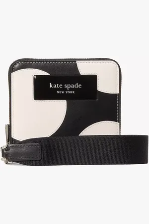 Kate Spade Label Small Compact Webbed Wristlet