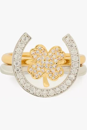 Kate Spade Lucky Charm Stacking Ring Set