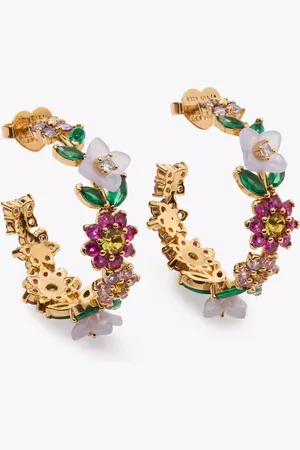 Kate Spade Bursting Blooms Hoops