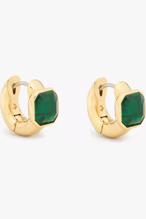 Kate Spade Keep Sparkling Asscher Huggies