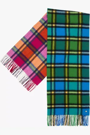 Kate Spade Plaid Mix Yarndye Scarf