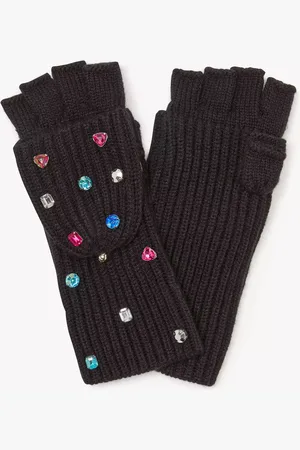 Kate Spade Embellished Pop Top Mitten