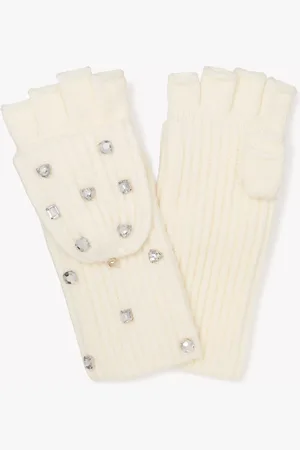 Kate Spade Embellished Pop Top Mitten