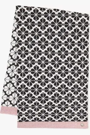 Kate Spade Spade Flower Metallic Scarf