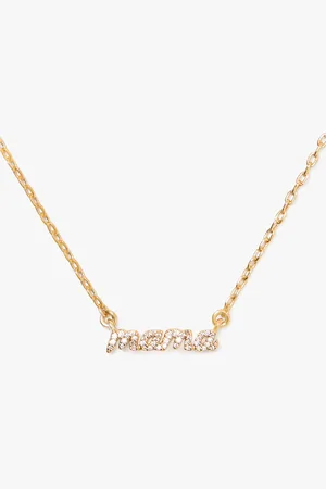 Kate Spade Mama Said Pave Pendant
